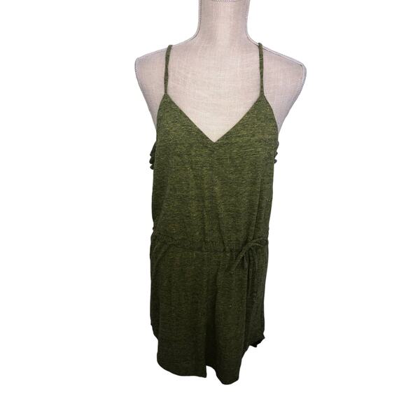 Chaser Green Tunic Tank With Drawstring Waist - M - Picture 1 of 4